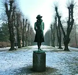 Adam Gottlob Oehlenschläger Standbeeld in Søndermarken, Frederiksberg