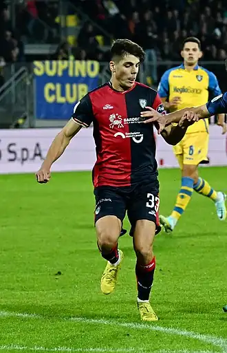 Obert in 2022 als speler van Cagliari