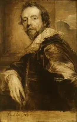 Adam de Coster door Anthony van Dyck