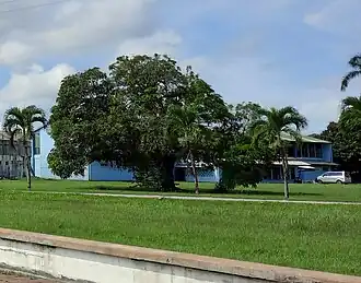 vestiging in gebouw 20; foto vanaf de Faculteit der Technische Wetenschappen