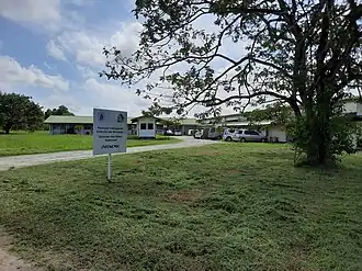 oprit naar het centrum