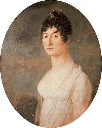 Elisabeth zu Fürstenberg, geportretteerd door August Friedrich Oelenhainz