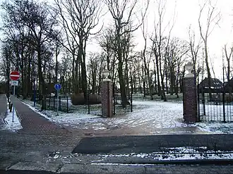 Ingang van het slotpark