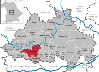 Kaart van Adelschlag