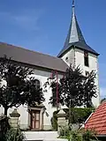 Evangelische, eind 18e-eeuwse dorpskerk