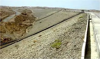 de stuwdam in de 'Adhaim