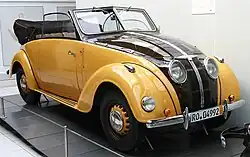 Adler "Autobahn" 2,5 Liter Cabriolet 1937-1939, 58 Pk, 125 km/h
