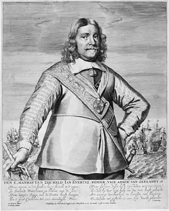 Admiraal Johan Evertsen (Abraham Bloteling, ca. 1665-1672)