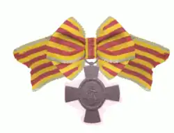 Kruis aan strik voor dames