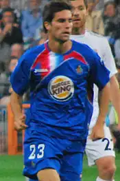 Adrián in het tenue van Getafe CF in 2009.