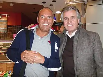 Adri-Jan Hoes (rechts) met zijn broer Johnny Hoes junior