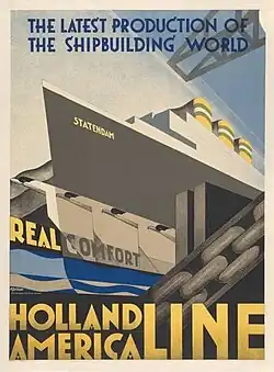 Affiche Holland-Amerika Lijn (1923)