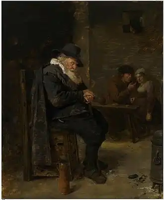 Oude man in de kroeg, KMSKA, Antwerpen