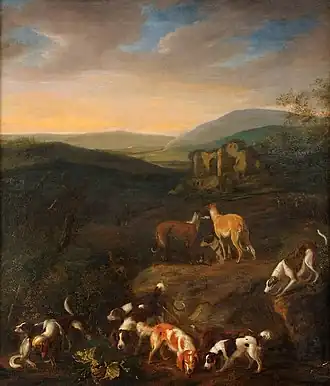 Meute honden, 1660