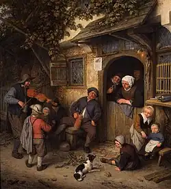 Adriaen van Ostade: De vioolspeler 1673