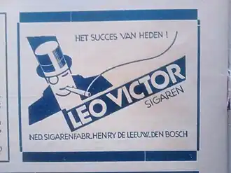Advertentie juli 1936 in 'Ons Eigen Blad'