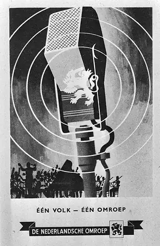 Advertentie Nederlandsche Omroep