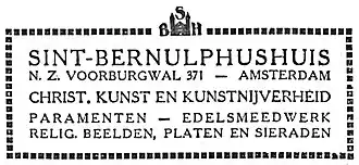 Advertentie uit 1924