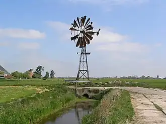 Windmotor van Aegum in 2007