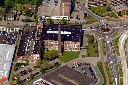 Het Janninkscomplex vanuit de lucht