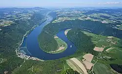 De Schlögener Schlinge, Oostenrijk