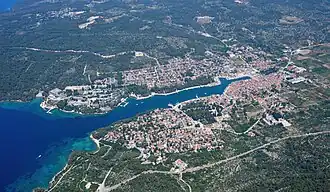 Luchtfoto van Stari Grad