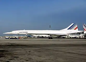 Een andere Concorde van Air France