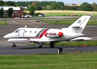 De Aérospatiale Corvette waarvan er 40 werden geproduceerd