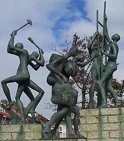 Afbraak, evacuatie en wederopbouw in Katwijk aan Zee