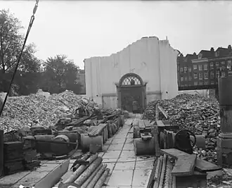 Sloop van de kerk in 1950
