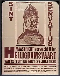 Affiche Heiligdomsvaart van 1930