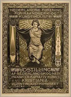 Affiche Udstilling Kristiania (1911)