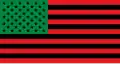 Vlag van Afro-Amerikanen