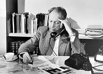 Afscheidsreceptie van Dr. C.H. van der Leeuw. 1962