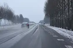 Weg om de Noord ter hoogte van aansluiting Hoofdweg (Ringweg Noord)