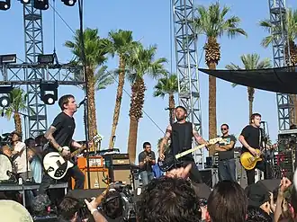 Against Me! op het Coachella Festival in 2007.
