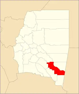 Kaart van departement