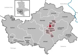Kaart van Ahlsdorf