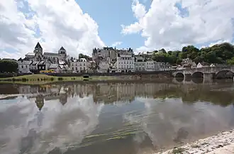 Gezicht op Saint-Aignan