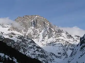 Noordwestzijde van de Ailefroide