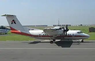 De Haviland Dash 7 van Airkenya
