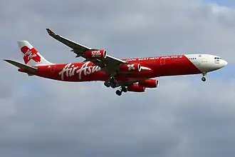 Airbus A340-300 van AirAsia X
