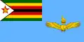 Vlag van de Zimbabwaanse luchtmacht.