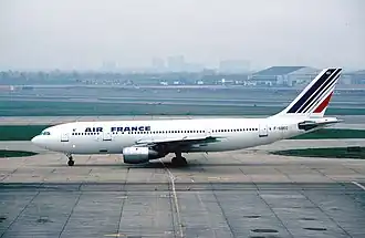 het betrokken vliegtuig (foto uit 1982)