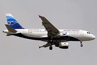 Airbus A319 van Atlantic Airways
