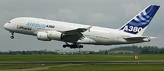 Een Airbus A380