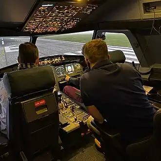 Airbus A320 simulator