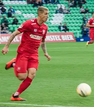 Cantalapiedra in een wedstrijd tegen FC Groningen (2018)