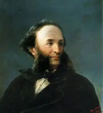Zelfportret van Ivan Ajvazovski (1874), Tretjakovgalerij (Moskou)