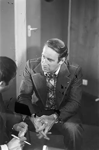 Han Grijzenhout als assistent-trainer van Ajax (1972)